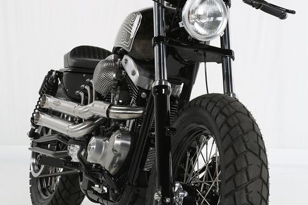 Scoutster Motorrad von vorne