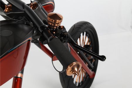 Lowrider Motorrad Nahaufnahme