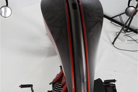 Lowrider Motorrad Nahaufnahme