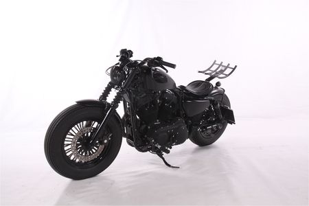 VR Orange Motorrad von der Seite