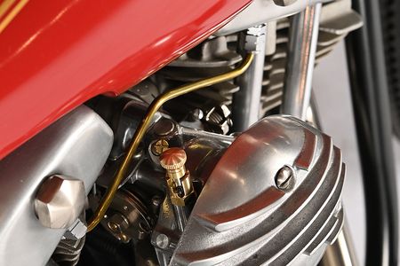 Motorrad Pandoras Box Nahaufnahme