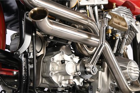 Motorrad Pandoras Box Nahaufnahme