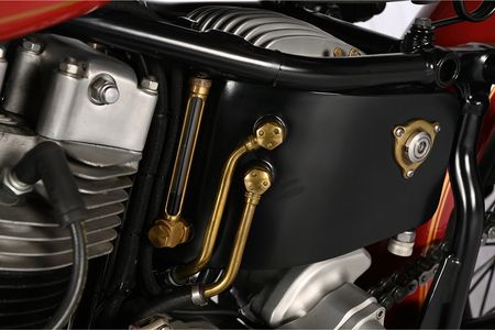 Motorrad Pandoras Box Nahaufnahme