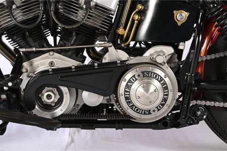 Motorrad Pandoras Box Nahaufnahme