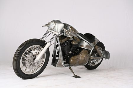 Motorrad Race 120 von vorne