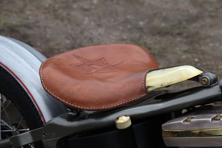 Ellie Motorrad Nahaufnahme vom Sitz