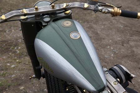 Ellie Motorrad Nahaufnahme