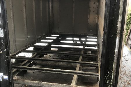 Innenraum des Anhängers